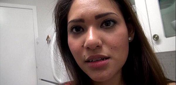  Amateur latina fucks on film POV 1